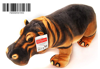 Growsland  Harange The Hippo | 2 1/2 Foot Long Big Stuffed Animal Plush Giant Hippopotamus | Shipping from Texas | by Tiger Tale Toy