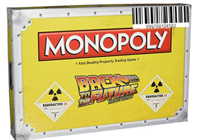 Growsland Back to The Future Monopoly Board Game